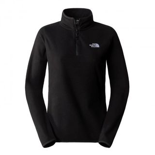 The North Face NF0A855MJK31 W 100 Glacier Yarım Fermuar Siyah Kadın Polar