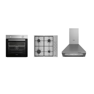 Arçelik AFM 130 I - OMD D 611 EI - P 27 YI Inox 3'lü Ankastre Set