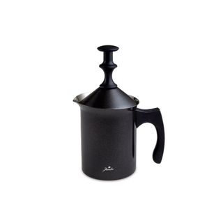 Jumbo Timeless Venti Siyah Çelik Süt Köpürtücü 400 ml