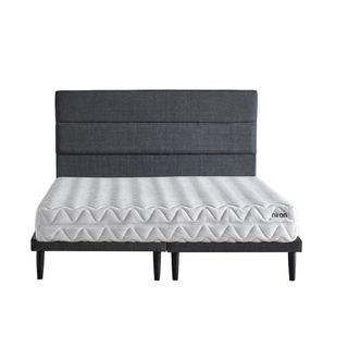 Ruum Store Violet Yatak Seti 160x200 cm Çift Kişilik Yatak Baza Başlık Takımı Orta Sert Yatak Mor Baza ve Başlığı