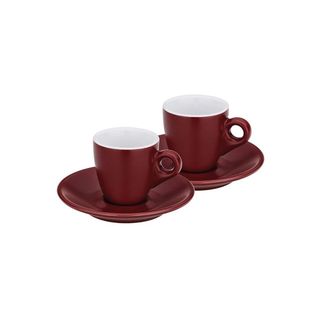 Kela 12752 2'li Set Kırmızı 50 ml Mattia Espresso Fincan
