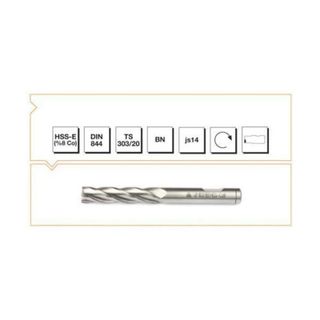 MTE HSSE DIN 844/BN 20 mm Uzun Parmak Freze