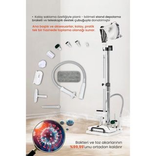 Youban Çok Fonksiyonlu Standlı Buharlı Temizlik Makinesi Kf1804
