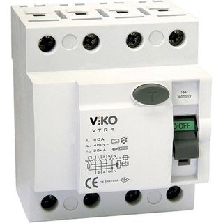 Viko 3x100 30 mA Kaçak Akım Koruma Rölesi