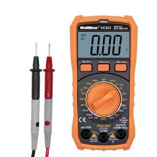 WellHise VC203 Ölçü Aleti Multimetre NCV Işıklı Ekran Avometre