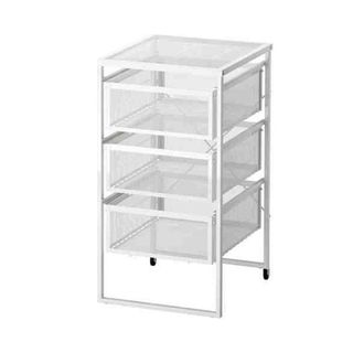 IKEA Lennart Beyaz Keson Tekerlekli 3 Çekmeceli Dolap