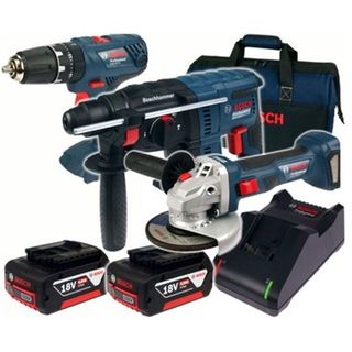 Bosch Gbh 180-Li Gsb 180-Li Gws 180-Li 2X5.0AH Akülü Vidalama Makinesi