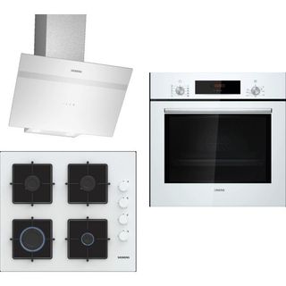 Siemens HB012FBW1T - EO6C2PP30O - LC64KPJ20T Beyaz 3'lü Ankastre Set