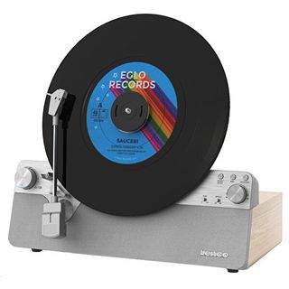 Lenco LSA-071 Retro Tasarım Dikey Dahili Hoparlörlü Bluetooth Pikap