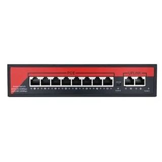 EZCOOL EZ-08PSF-FG 8PORT 8GE+2GE 120W F.GİGABİT POE SWİTCH