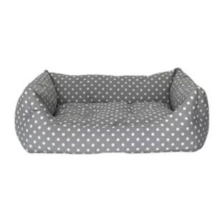 Pet Comfort 60x70 CM Uniform Gri Puantiyeli Köpek Yatağı
