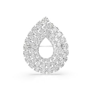 Swarovski 5714648 Matrix Brooch Tennis White-Rhs Broş