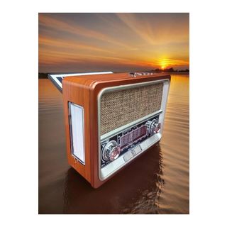 Everton RT-359 FM-AM-SW-Usb&Tf Player Güneş Enerjili Nostaljik Radyo