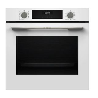 Bosch HUA717BV0T Serie 4 76 lt Beyaz Buhar Destekli Ankastre Fırın