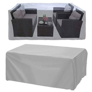 Wovex Gri Premium 160x100x80 cm Kalın Bahçe Mobilya Örtüsü