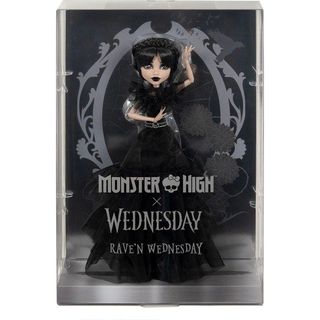 Monster High HXJ03 Wednesday Balo Elbiseli Bebek