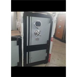 MyWondry 85 cm Şifreli Siyah Gri Çelik Para Kasası