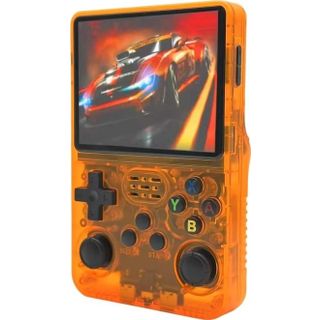 Schitec R36S Şeffaf Kırmızı 3.5 inç OTG Çıkışlı Taşınabilir Retro 15000+ Oyunlu El Atarisi