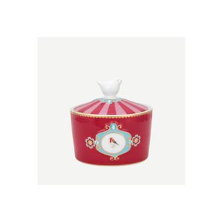 Pip Studio Love Birds Kırmızı Porselen Şekerlik 300 Ml
