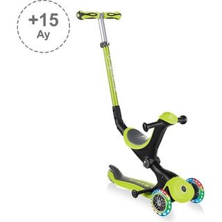 Globber Go Up Deluxe Işıklı Scooter - Yeşil