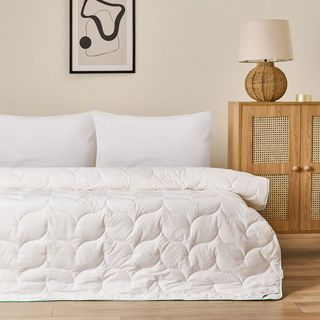Evidea Soft 155x215 cm Beyaz Tek Kişilik Bambu Yorgan