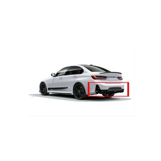 Auto GP Bmw G20 LCI 3.40 2022+ Siyah Arka Difüzör ve Egzoz Ucu Seti
