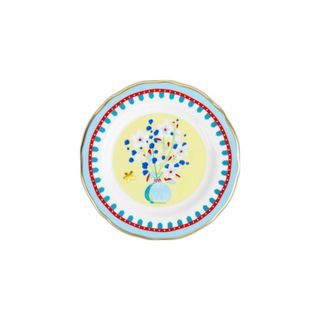 Baci Milano Mamma Mia 16 cm Vazo Desenli Tatlı Tabağı