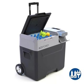 Acopower PX50 12/24/220 V 50 L Kompresörlü Tekerlekli Outdoor Oto Buzdolabı