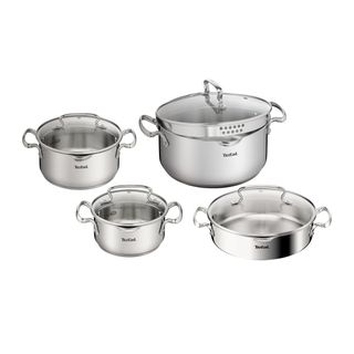 TEFAL Duetto 8 Parça Çelik Tencere Seti