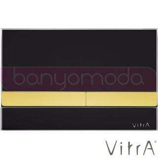 Vitra Select 740-1105 Siyah-Altın Kumanda Paneli Fiyatları