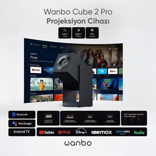 Wanbo Cube 2 Pro Projeksiyon Cihazı Fiyatları