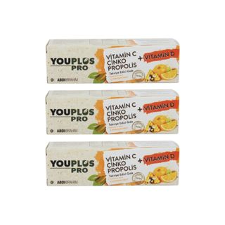 YouPlus Pro Vitamin C D Çinko Propolis 3X15 Efervesan Tablet Fiyatları