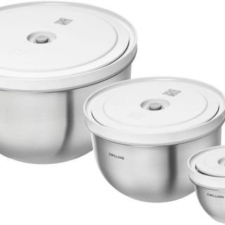 Zwilling Fresh & Save S M L Paslanmaz Çelik Vakumlu Saklama Kase