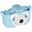 Acton Full HD Dijital Çocuk Fotoğraf Makinesi Mavi - Köpek Silikon Kılıflı