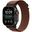 Apple Watch Ultra 4 GPS + Cellular 49 mm Siyah Titanyum Kasa Alpine Loop Burgonya Akıllı Saat