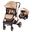 Baby Care Johnson BC305 Kahverengi Bebek Arabası