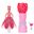 Barbie Petal Pop JMF59 Kırmızı Lale Bebek