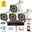 Bises BS 604W 5MP Sony Lens 4 Warm LED Gece Renkli Gösteren Güvenlik Kamerası - 4 Kameralı