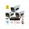 Bises BS 784W 5MP Sony Lens 4 Warm LED Gece Renkli Gösteren Güvenlik Kamerası Seti - 3 Kameralı