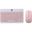 Blueforce KM-33 Pembe Kablosuz Klavye Mouse Seti