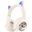 Coverzone AKZ-09 Beyaz Kedi Bluetooth Kulaklık