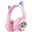 Coverzone AKZ-09 Pembe Kedi Bluetooth Kulaklık