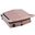Emsan Bella Gusto Golden Pink 2000 W 6 Adet Pişirme Kapasitesi Granit Çıkarılabilir Plaka Izgara ve Tost Makinesi Pembe