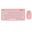 Everest Lumi KM-BT903 Pembe Kablosuz Klavye Mouse Seti