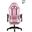 Fashcolle Dynamic Pembe Siyah Masajlı Oyuncu Koltuğu
