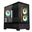 Gigabyte Panoramic GB-C201P Siyah ARGB Fanlı Micro ATX Gaming Bilgisayar Kasası