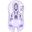 GravaStar Mercury M1 Pro Lavender Purple Şarjlı Mor Gaming Mouse