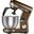 Karaca Mastermaid Chef Pro Çift Kollu 1500 W 5 lt Walnut Brown Mutfak Şefi