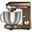 Karaca Mastermaid Chef Pro Çift Kollu Stand Mikser Walnut Brown 1750 W Mutfak Şefi