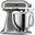 KitchenAid Artisan 5KSM185PSEMS Medallion Silver 4.8 lt Stand Mikser